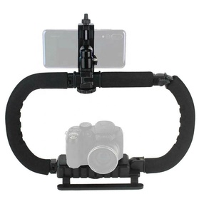 Poignée stabilisatrice vidéo portable compatible avec iPhone Xs 8 7plus GoPro 7 6 5 Canon N - Product Image 1