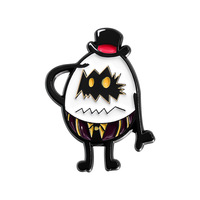 Badge en alliage électroplaqué de dessin animé Anime Sir Pentious, Hazbin Hotel Alastor