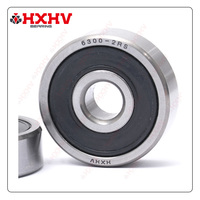 Roulements à billes à gorge profonde en acier chromé 6300 6301 6302 6303 6304 6305 6306 6307 6308 6309 6310 2RS HXHV pour systèmes hydrauliques
