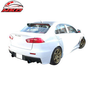 Convient aux Mitsubishi Lancer V2 de 2008 à 2017, pare-soleil de fenêtre, protection contre la pluie et le vent, 4 pièces, installation facile, garniture extérieure automobile durable - Product Image 2