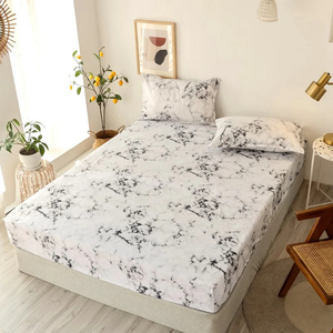 Sábana Ajustable Ultra Suave de Algodón 500 Hilos, Transpirable, para Todas las Estaciones, Uso en Hoteles y Hogares Modernos, con Diseño Liso - Product Image 2