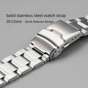 สายนาฬิกาสแตนเลสสตีลสำหรับ <span class=keywords><strong>Seiko</strong></span> สำหรับ <span class=keywords><strong>Submariner</strong></span> 007 เปลี่ยนสายขนาด 20 มม. 22 มม. สำหรับ Huawei สำหรับ Samsung สายนาฬิกาอเนกประสงค์ - Product Image 4