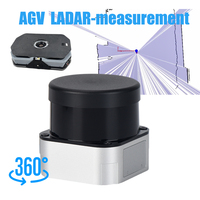 Escáner Lidar 2D de 360° para Interiores, Radar Láser TOF de 40m con Sensor AGV AMR, Protección IP67, para Robots Móviles Industriales
