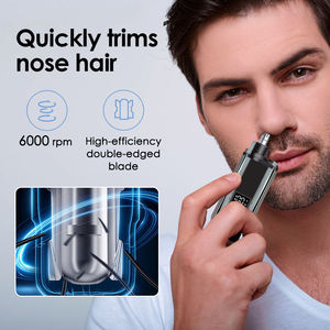 Tondeuse à poils de nez électrique en gros, sans douleur, portable, tondeuse à poils de nez sans fil pour hommes - Product Image 6