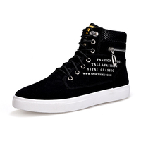 Chaussures de marche d'extérieur à lacets grande taille en promotion, baskets montantes décontractées pour hommes, style designer, vente en gros
