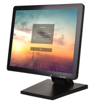 Moniteur tactile LED 17 pouces, écran tactile résistif 17 pouces pour machine de point de vente tactile