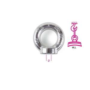 BETA - 082420420 ROBUR-Ecrous à oeil de levage, acier inoxydable forgé A4 (multi-pack) - EAN 8014230636412 ELEMENTS POUR FIXATION - Product Image 2