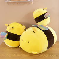 Mignonne grosse petite abeille en peluche enfants accompagner petit coussin étudiant cadeau d'anniversaire abeille en peluche