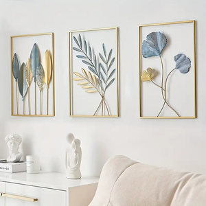 Décoration Murale Moderne en Métal Feuille Dorée pour la Maison (Vente en Gros) - Product Image 1