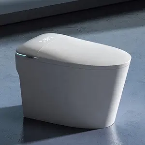 ZHONGYA Oem E003 toilet elektrik otomatis, toilet pintar pasang di lantai, mangkuk toilet cerdas satu potong