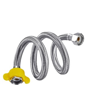 Manguera Flexible de Acero Inoxidable 304 Royal Stan, Conexión de 4 Puntos para Calentador de Agua, Tubería de Agua Fría y Caliente a Prueba de Explosiones - Product Image 1