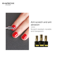 Vernis à ongles en gel transparent UV de haute qualité, sans essuyage, pour la vente en gros, séchage LED en bouteille