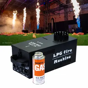 Equipamento de chama real para lança-chamas de cabeça única Dmx, coluna de fogo a GLP, barra de máquina, atmosfera de palco, adereços