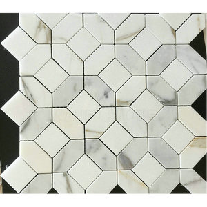 <span class=keywords><strong>Mosaico</strong></span> <span class=keywords><strong>in</strong></span> <span class=keywords><strong>pietra</strong></span> di marmo <span class=keywords><strong>naturale</strong></span> per parete di fondo della televisione interna - Product Image 1