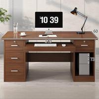 Computer modulare commerciale casa ufficio moderni Executive Manager ufficio scrivania apprendimento tavolo da lavoro in legno con cassetti