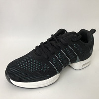 Baskets de danse unisexes pour adultes et enfants, nouvelle semelle fendue en maille flexible avec coussin d'air, chaussures de danse confortables