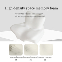 Nuevo estilo Cuello Soporte Cervical Ergonómico Memoria Espuma Cara Abajo Contorno Almohada para dormir en el estómago y jugar con teléfono celular