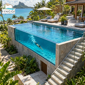 Resort de <span class=keywords><strong>plage</strong></span> exclusif <span class=keywords><strong>avec</strong></span> vue panoramique, <span class=keywords><strong>piscine</strong></span> jacuzzi de 20 pieds sur 40 pieds, <span class=keywords><strong>piscine</strong></span> de plongée profonde pour sirènes, <span class=keywords><strong>piscine</strong></span> hors sol en fibre de verre - Product Image 5