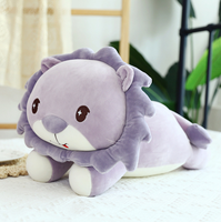 Peluche Lion Tournesol Adorable, Super Douce, en Coton PP, Peluche Moelleuse, Poupée Animal en Peluche de Dessin Animé pour Enfants, Cadeau, Décoration de Canapé à Domicile
