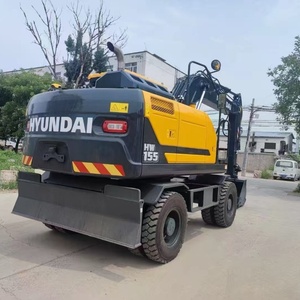 Excavatrice sur pneus Hyundai HD155 150W-9 150-7 150 d'occasion importée de Corée, d'origine, Hyundai HD155 150W-9 150-7 150 - Product Image 6