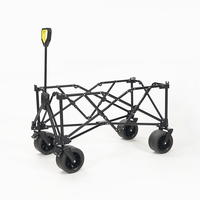 Hitree Wagon pliant de haute qualité pour jardin Camp plage activités de plein air-Portable rassembler chariot poussette chariot
