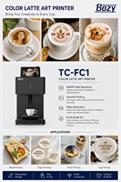 Imprimante à mousse de café commerciale, machine d'impression d'art latte avec encre comestible, WiFi, USB, imprimante photo avec logo personnalisé