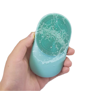 Brosse nettoyante faciale en silicone rechargeable par USB, étanche, à vibration, pour le nettoyage en profondeur des pores, outil de soin de la peau - Product Image 3