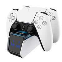 Station de charge double pour manette PS5 avec charge rapide et protection contre les surcharges