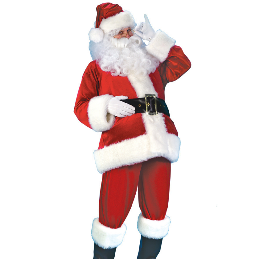 Cheap Christmas Santa Claus Costume Men Costume Suit For Adults Cosplay Santa Claus Clothes Fancy 2021 Hot Sell