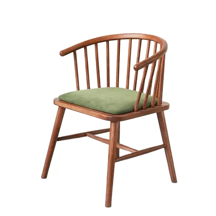 I produttori vendono bene moderno legno massello posteriore Windsor cerchio sedia semplice casa sedia da pranzo sedia da caffè