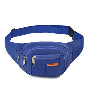 Baigou Sport <b>Waist</b> <b>Bag</b> Blue Large Capacity Multi-pocket Fanny Pack for <b>Men</b> Women Outdoor Travel Leisure Crossbody Phone <b>Bag</b> - Product Image 1