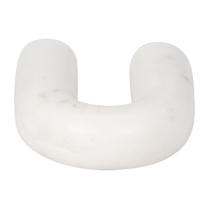 Decorazione a forma di ferro di cavallo arrotondato in marmo per la casa, l'ufficio, il bagno, il soggiorno, per decorare gli scaffali, forma curva - Product Image 5
