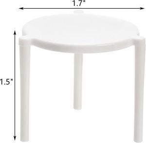 Eco-Friendly PP Tripod Pizza Saver Custom Food Grade Disposable <b>Lunch</b> <b>Box</b> with Lid Multi-Use Bio Pizza Stand - Product Image 2