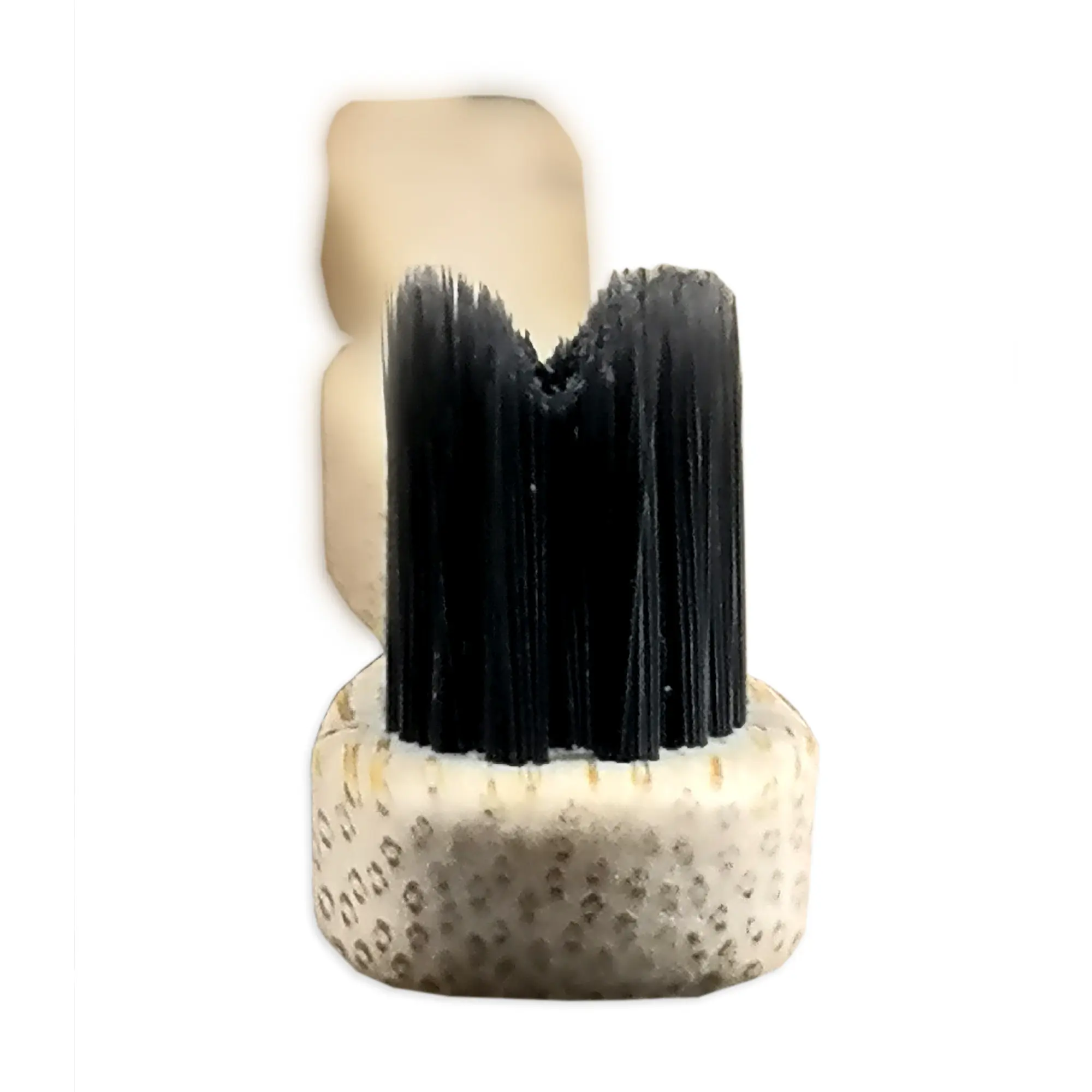 波状ハンドル生分解性エコバンブー矯正歯ブラシ、V字型ナイロン毛クリーニングオルソブレース付き