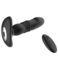 Prostata-Massagegerät, Analsex-Spielzeug mit 10 Stoß- und Vibrationsmodi, Fernbedienung Aufladbarer Anal-Vibrator Sexspielzeug für Männer
