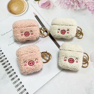 Étui pour écouteurs avec motif animal brodé en polaire, housse de protection souple, mignon et résistant aux chutes - Product Image 4