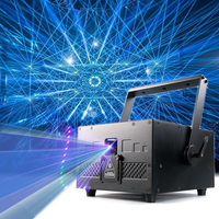 Lumière laser haute puissance RGB 15W, scanner 30k, application mobile, lumières DJ pleine couleur pour discothèque