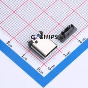 TYPE-C-G08A-2TDWH10.35 USB Connector SMD Connector ( Connector Type: Type-C )( Protocol Standard: USB 3.1 )( Gender: Female ) - Product Image 1