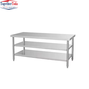 Armoire de rangement à double porte en acier inoxydable blanc, durable, hygiénique et peu encombrante, pour cuisine et restaurant - Product Image 3