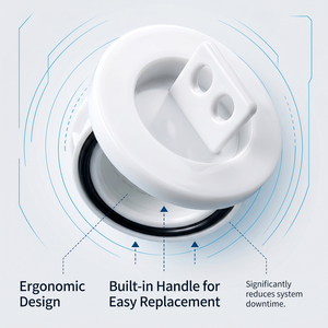 Élément filtrant en polyester à haut débit de 20 ou 40 pouces, sélectionnable, avec différentes interfaces et dimensions - Product Image 3