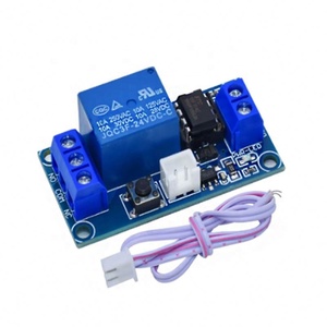 โมดูลรีเลย์ 5V/12V/24V รีเลย์ปุ่มเดียว สวิตช์ปรับแต่งรถยนต์แบบกดปุ่มเดียว สตาร์ท-หยุด ล็อคตัวเองได้ - Product Image 1
