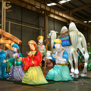 Linternas temáticas <span class=keywords><strong>de</strong></span> historias al aire libre personalizadas <span class=keywords><strong>de</strong></span> la decoración <span class=keywords><strong>de</strong></span> Jesús para eventos <span class=keywords><strong>de</strong></span> la semana, 2, 3, 1, 2 - Product Image 2