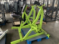 Equipo de gimnasio comercial soporte de fuerza ISO máquina de remo placa cargada culturismo fuerza para ejercicio de espalda