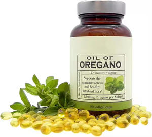 Faible MOQ, 90 Capsules d'Extrait d'Origan Naturel de Qualité Supérieure, Soutien Immunitaire, Digestion et Énergie, Capsules d'Huile d'Origan - Product Image 1