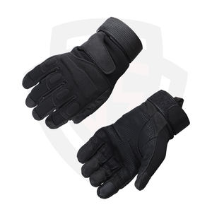 Doublesafe antideslizante motocicleta entrenamiento al aire libre mano dedo completo duro nudillo protector transpirable guantes tácticos mitones - Product Image 4