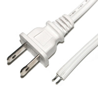 Câble d'alimentation CA 1,8 m avec interrupteur marche/arrêt, prise à deux broches, câble d'extension, adaptateur PVC, utilisation informatique, lampe LED