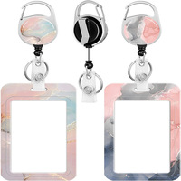 Porte-badge d'identification en plastique personnalisé avec logo, impression par sublimation, pour bureau, école, enseignant, carte de crédit