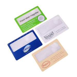 프로모션 프레 넬 렌즈 돋보기 렌즈 카드 PVC 책갈피 돋보기 신용 카드 돋보기 - Product Image 2