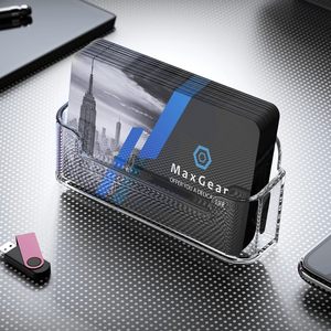 Rak Kartu Nama Akrilik Transparan Modern Ramah Lingkungan, Portabel, untuk Meja Kantor, Tempat Kartu Bisnis Kecil - Product Image 2