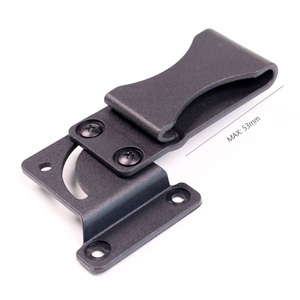 90 độ xoay vành đai <span class=keywords><strong>clip</strong></span> kẹp phổ xoay vòng nhựa với gắn phần cứng cho Diy vỏ bọc bao da - Product Image 3